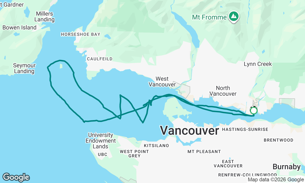 Burrard Inlet & Passage Island