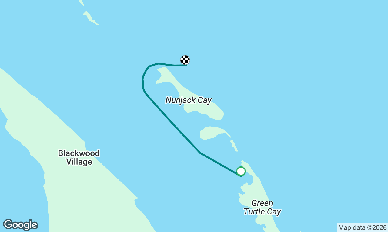 Green Turtle to outside reefs off of Manjack 