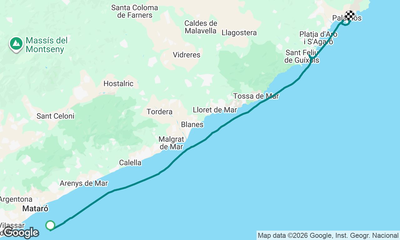 Voyage map