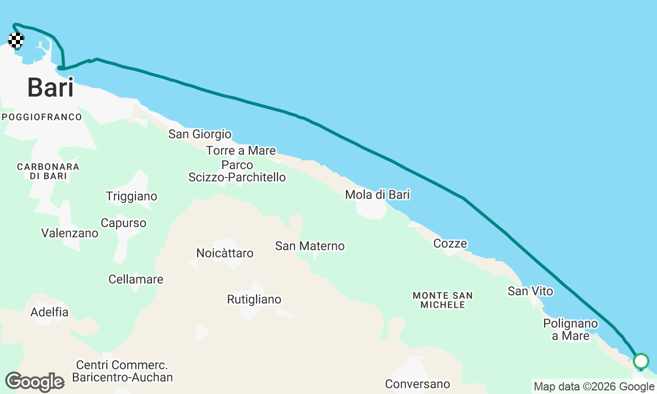 Motorsail to Bari