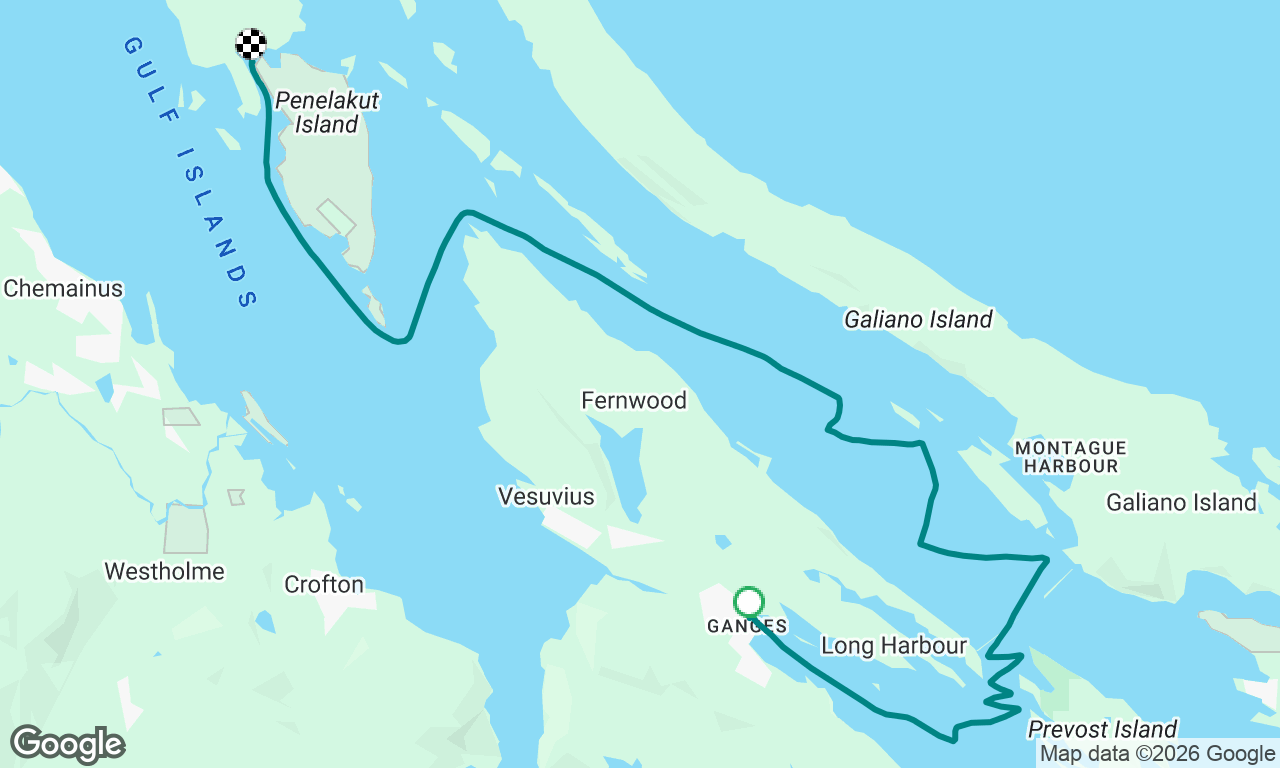 Ganges to Telegraph Harbour.