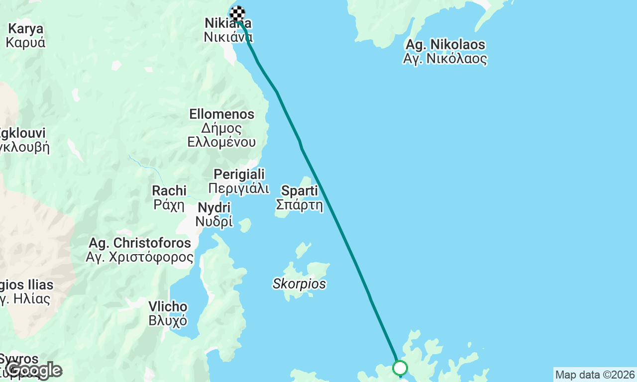 Voyage map