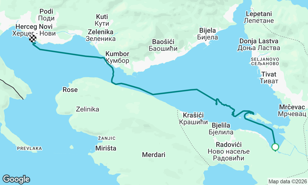 Voyage map