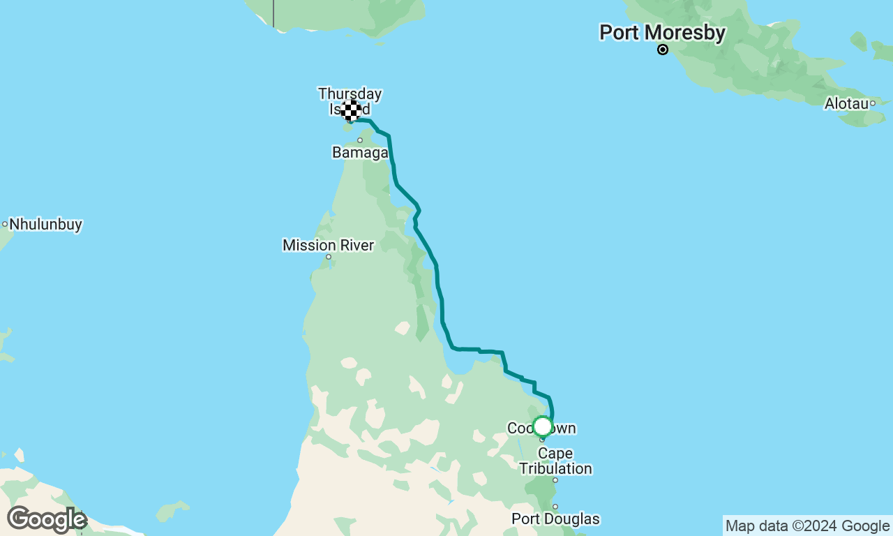 Cooktown to Thursday Island 