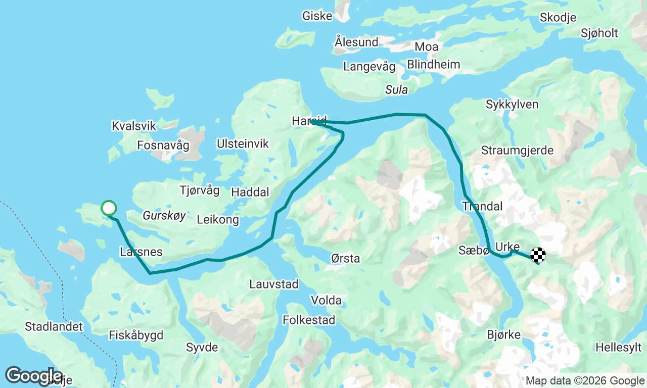 Voyage map