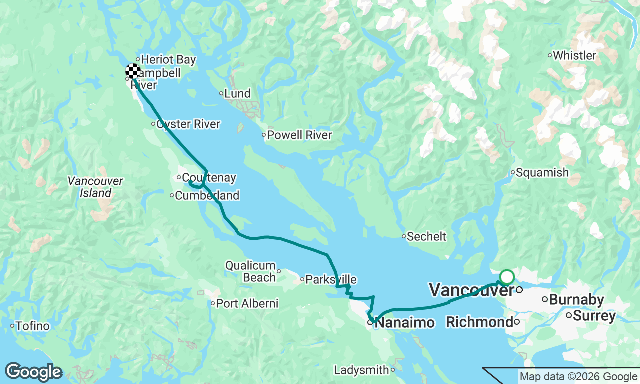 Voyage map