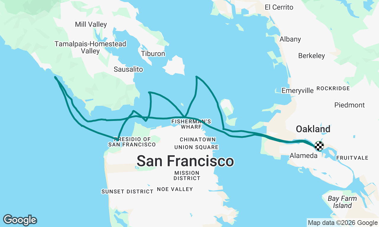 Voyage map