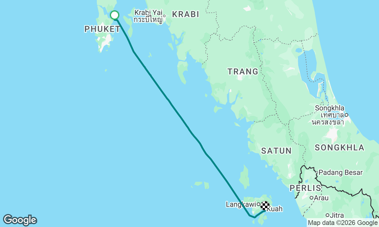 Phuket to Langkawi
