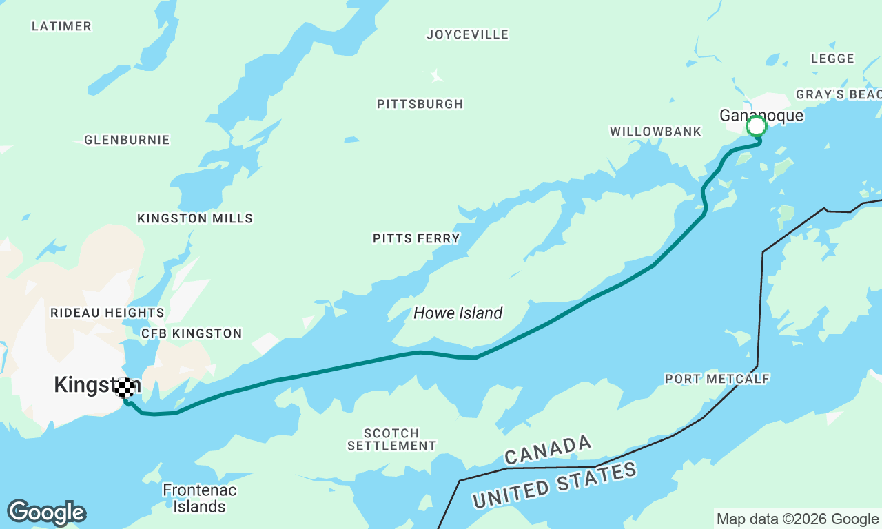 Voyage map