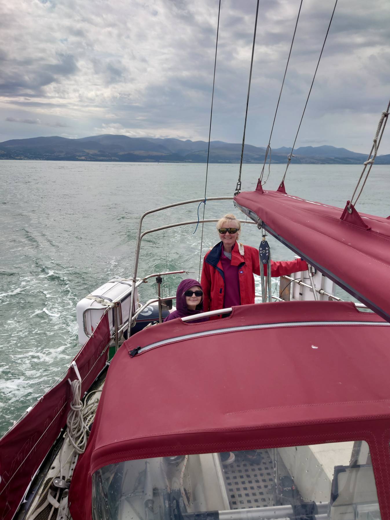 Natalie's first day on a sailboat._68B5A160-A251-4DC7-AFD2-6E349EEB9960