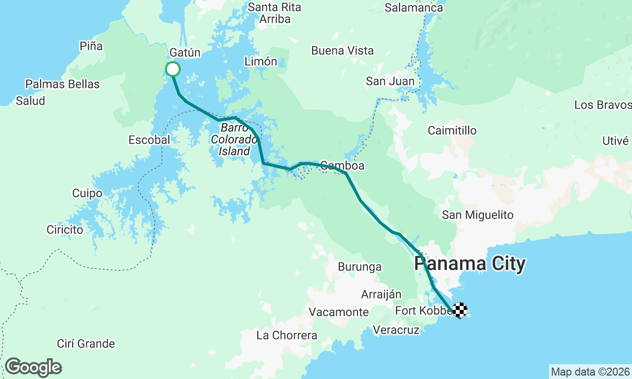 Panama Canal crossing (Day 2)