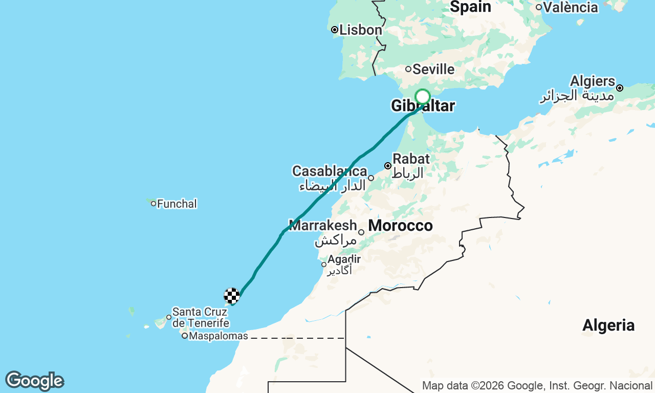 Voyage map