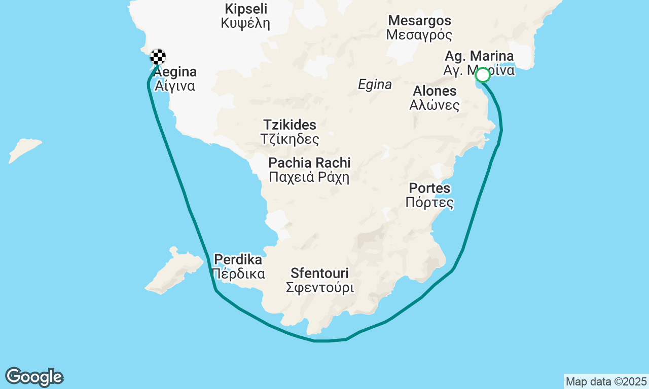 To the main port of aegina! 