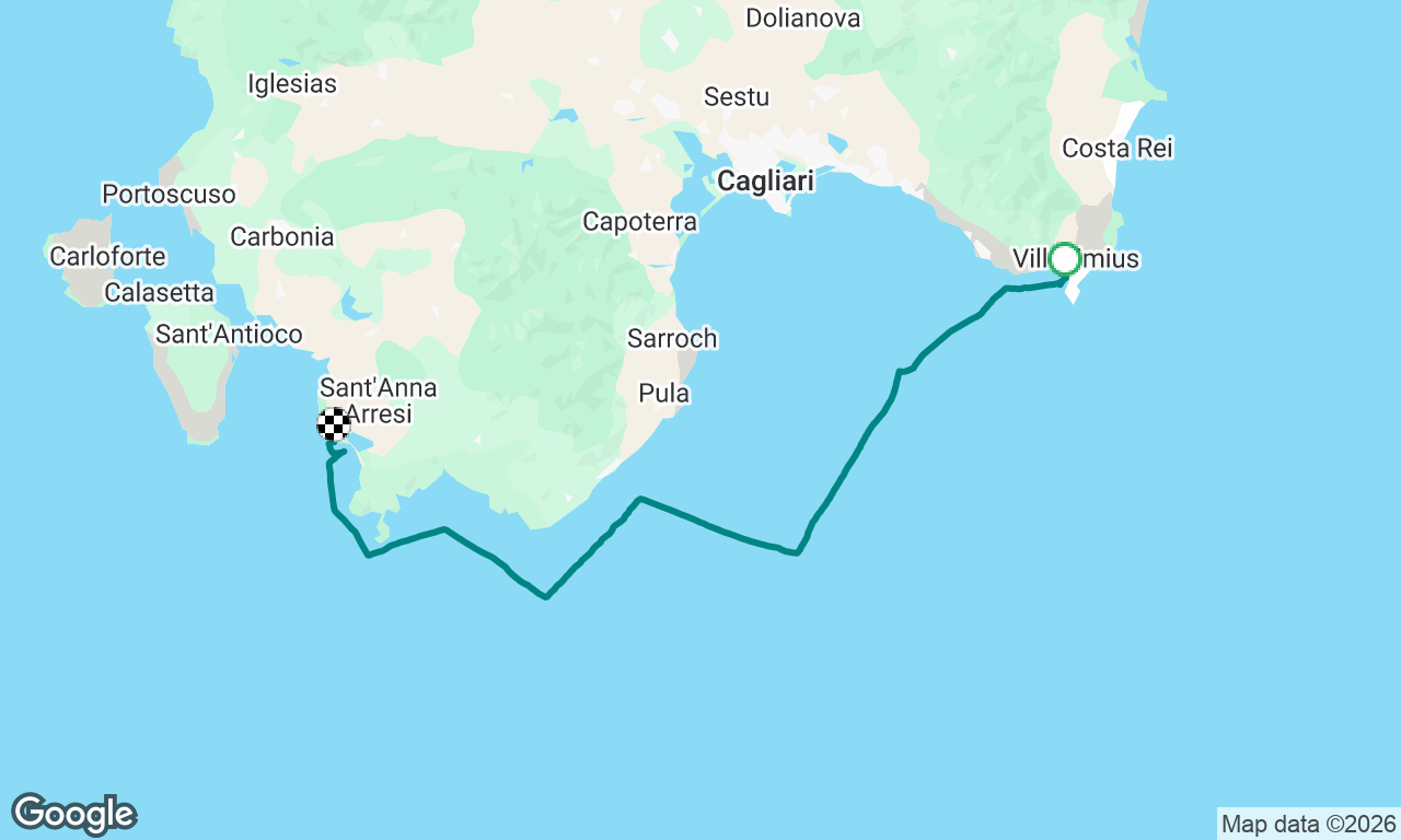 Villasimius => Porto Pino 