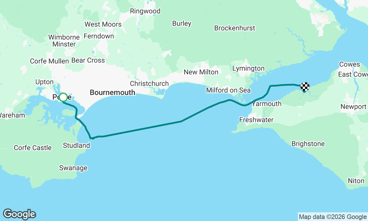 Poole quay to Newtown