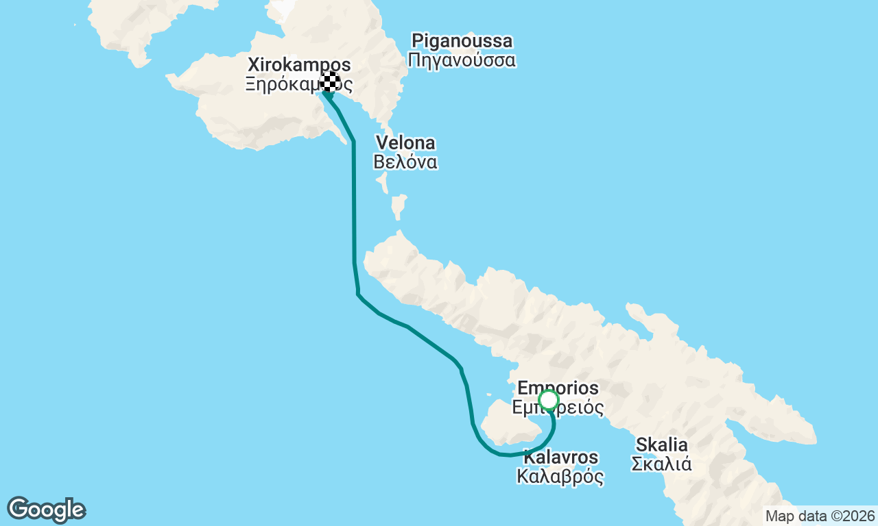 Emporios, Kalymnos - Xirokompos, Leros