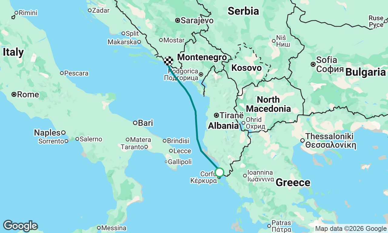 Voyage map