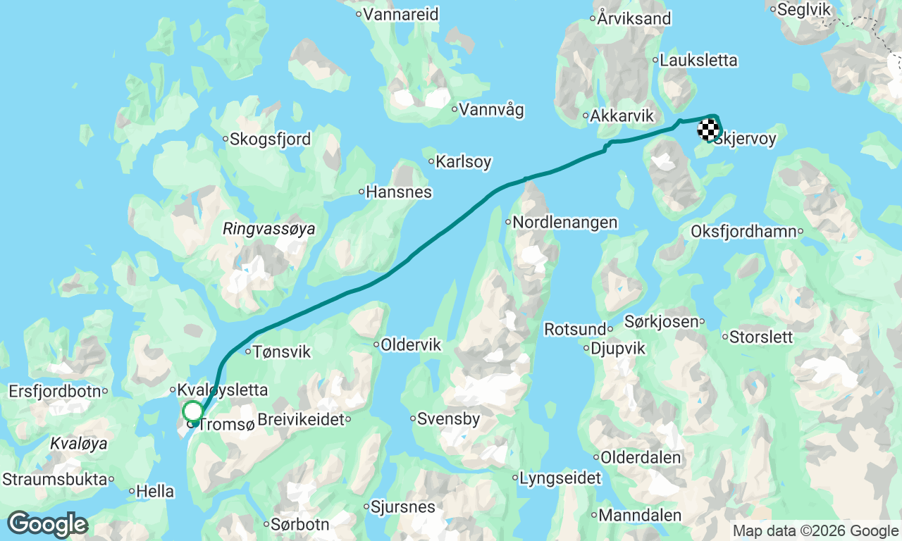 Voyage map