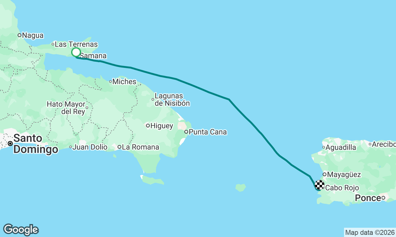 Crossing the Mona Passage!