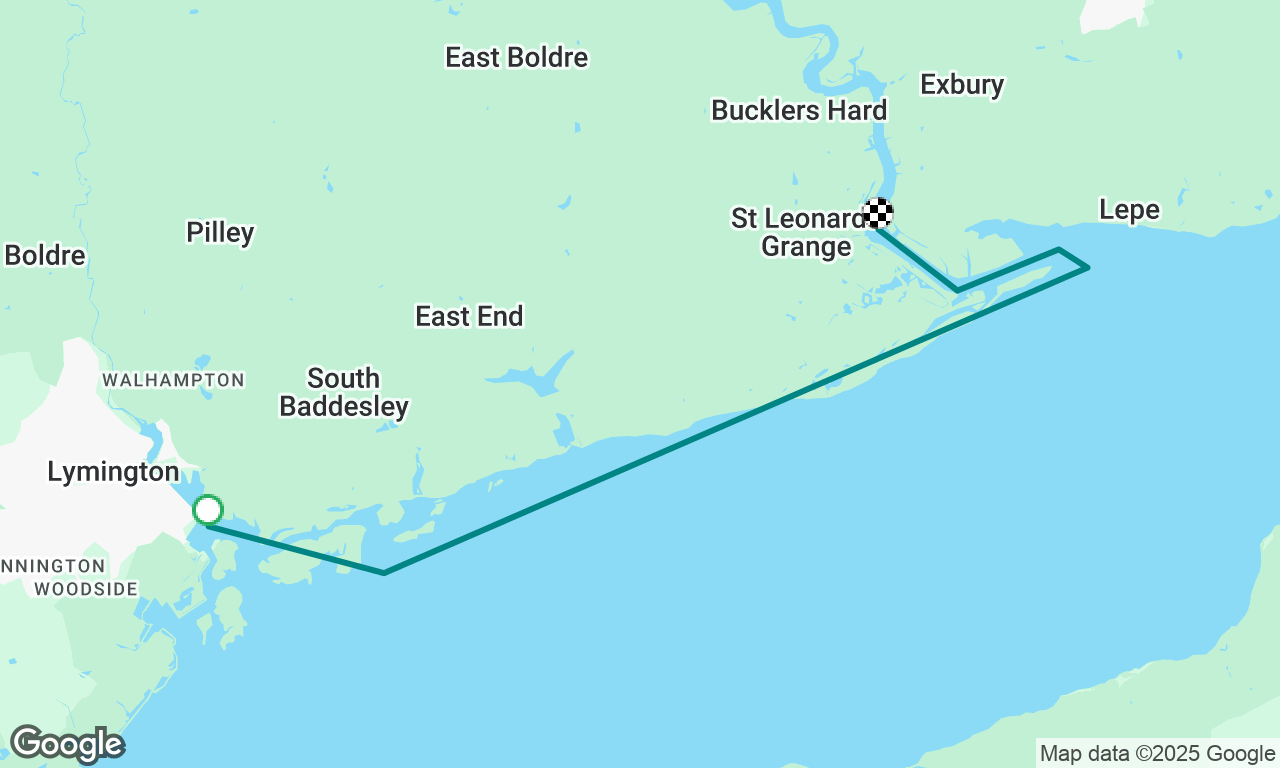 Lymington to Gins Farm