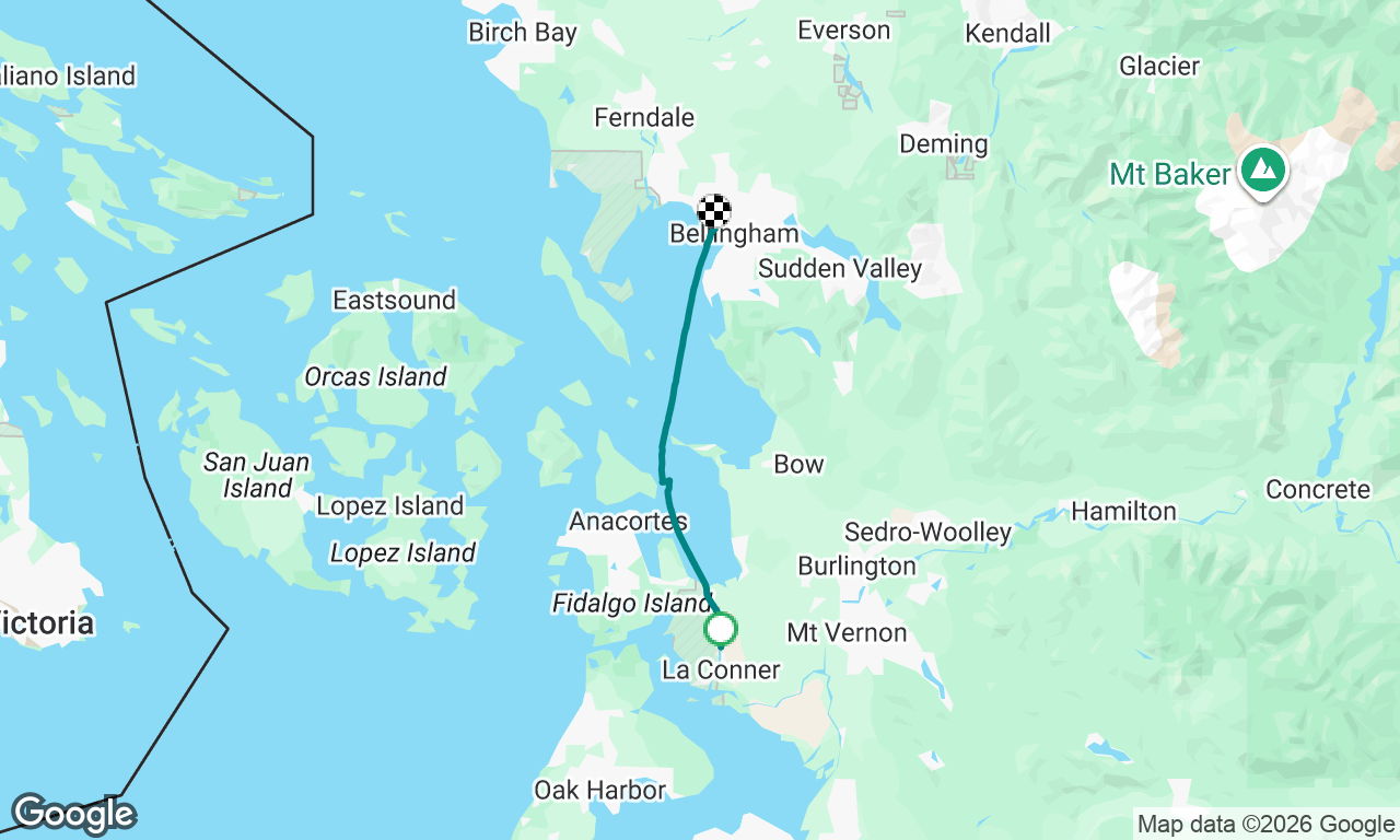 La Conner to Bellingham 
