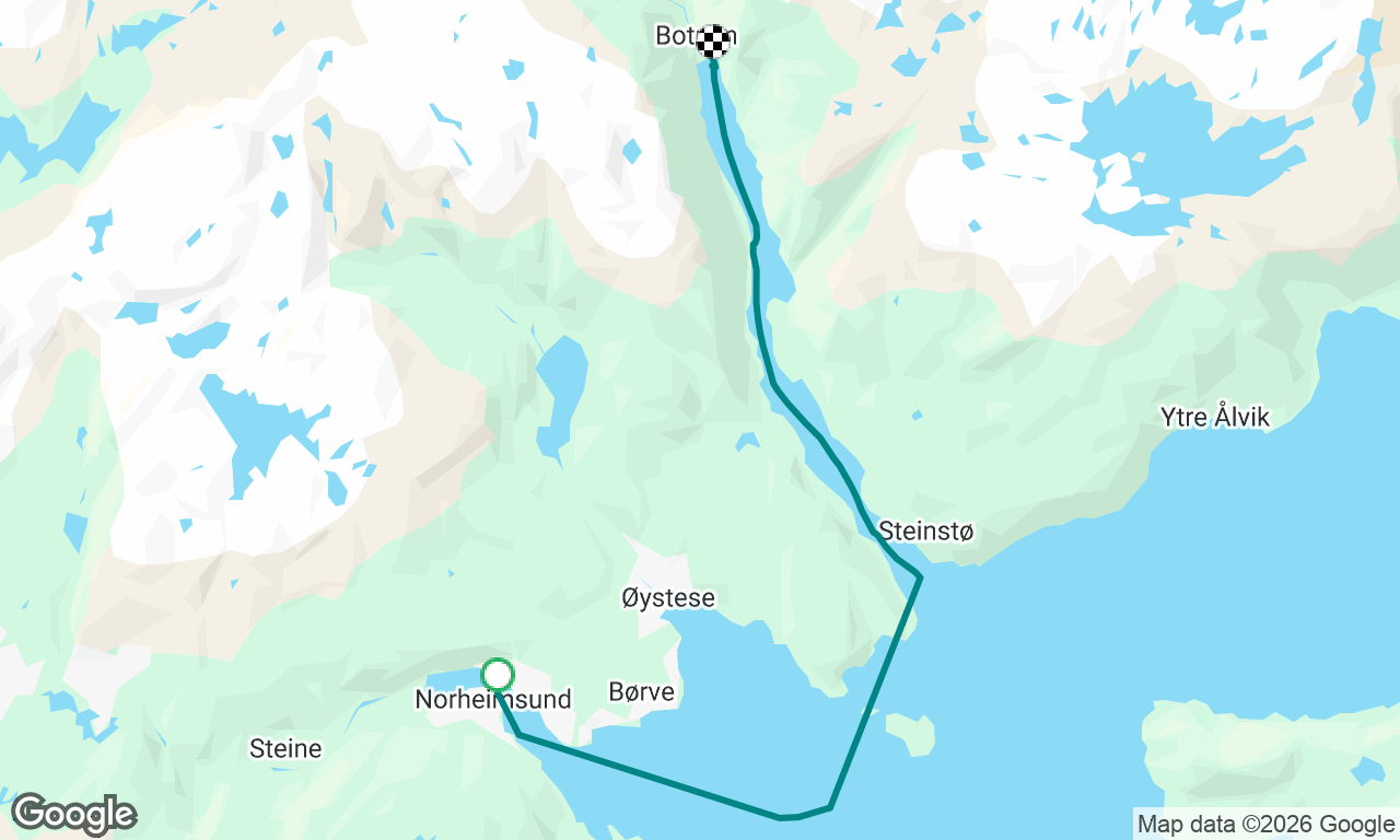 Voyage map