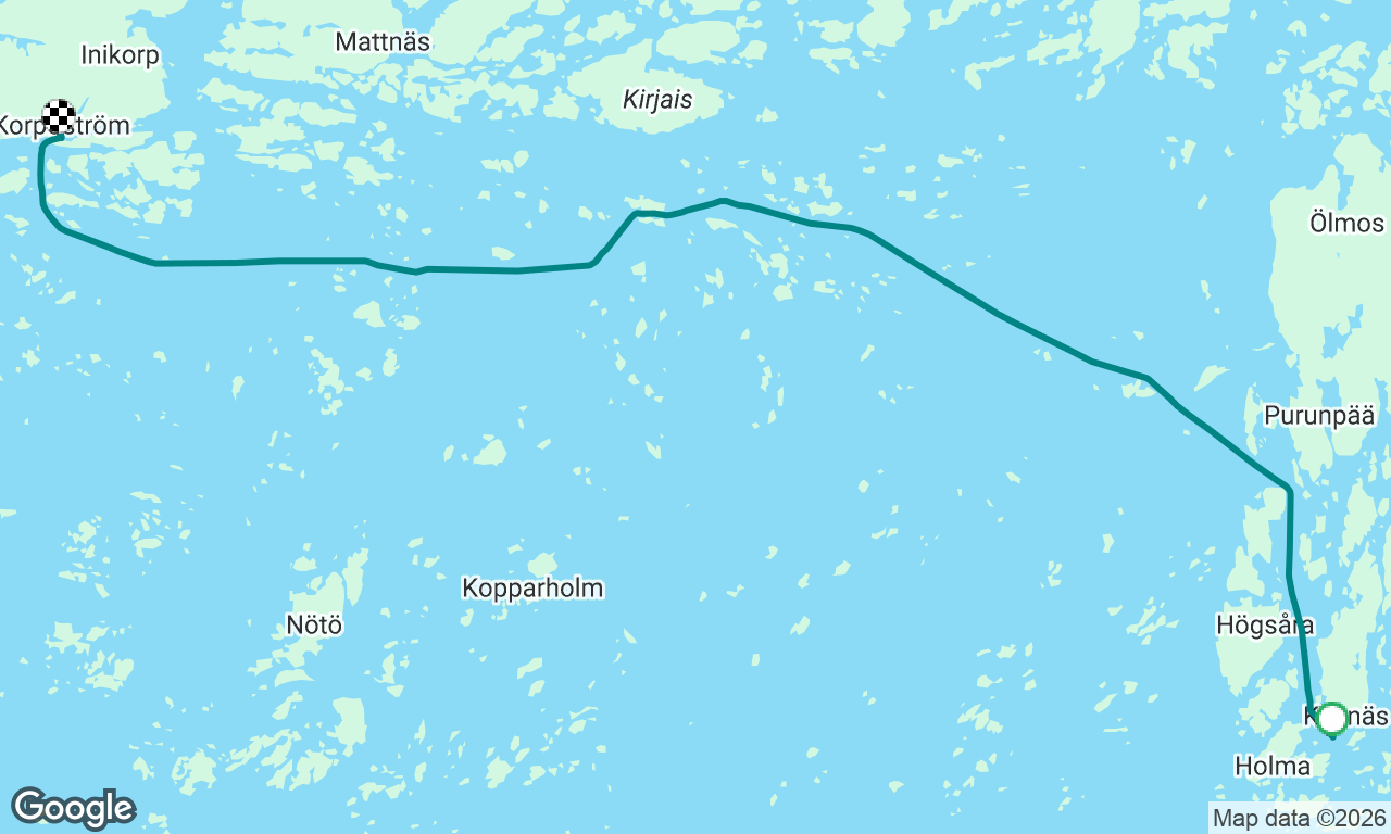 Voyage map