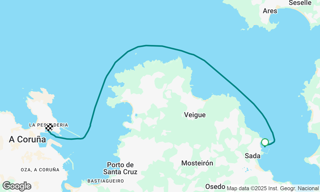 Sada to A Coruña 