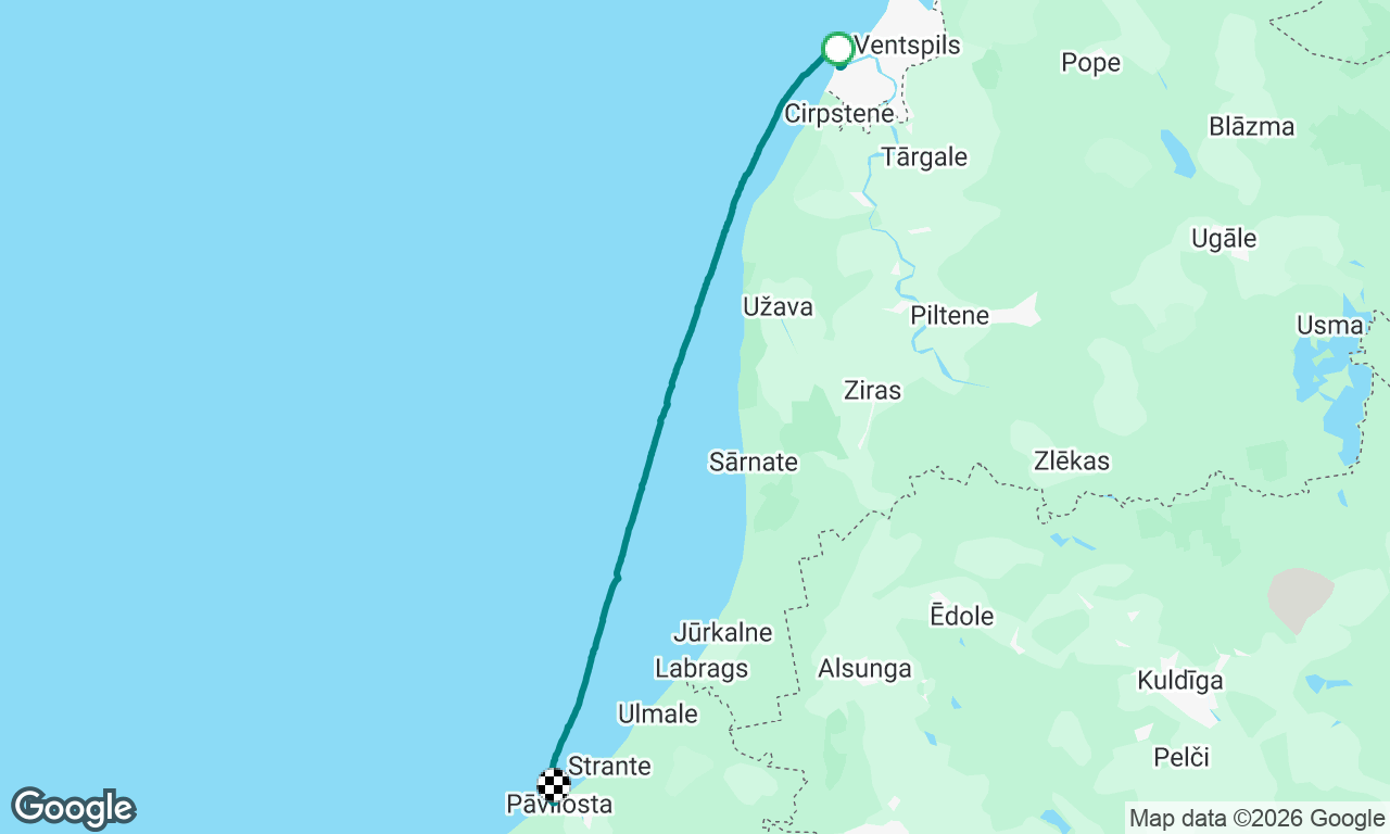 Voyage map