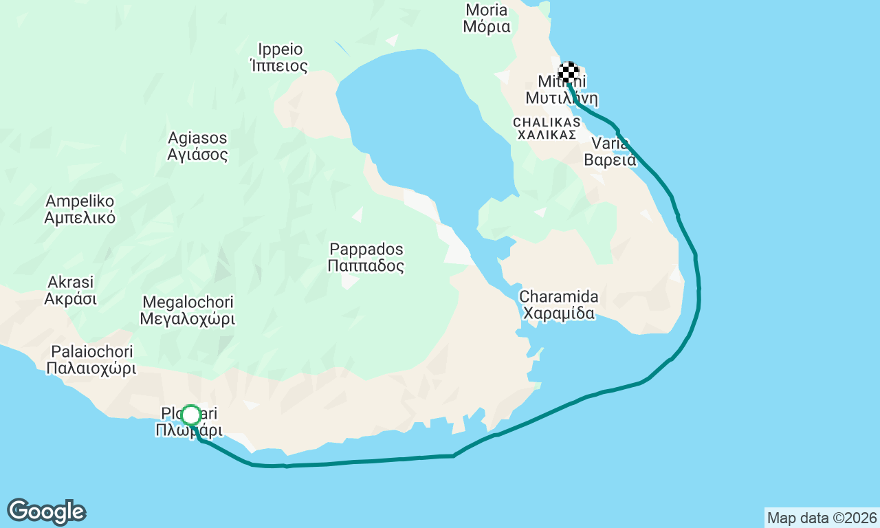 Voyage map