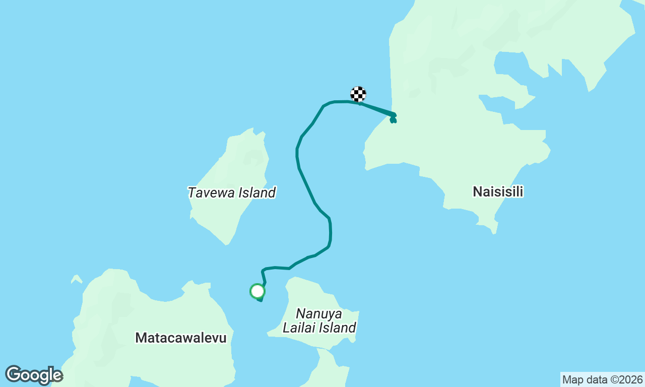 Blue Lagoon to Nacula Is., Nalovo Bay