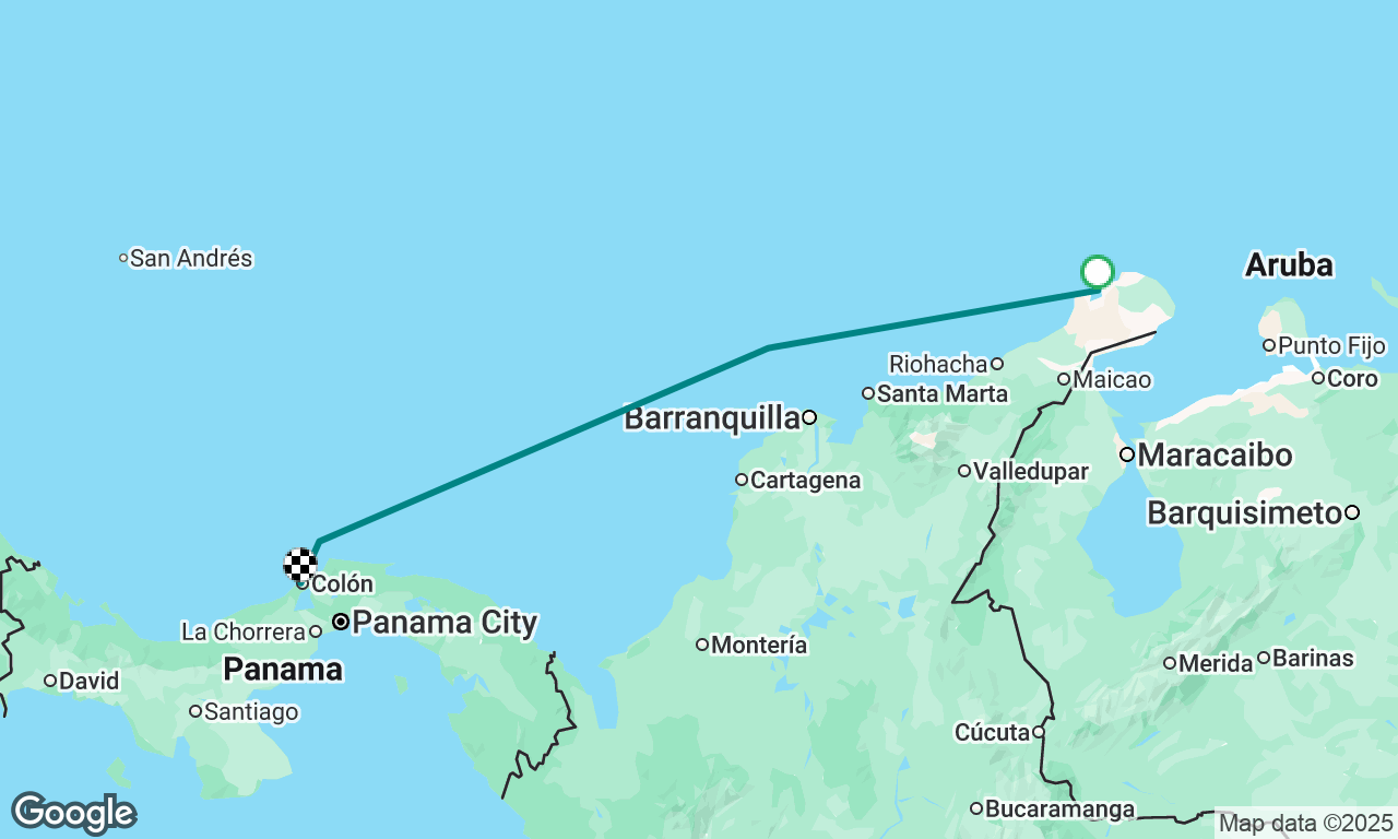 Santa Marta CO to Shelter Bay Panama