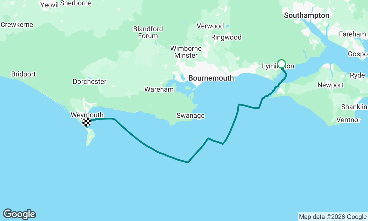 Lymington to Portland