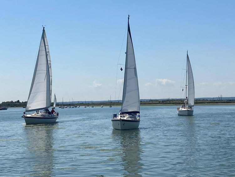 Voyage photo from Up the Medway with the tide