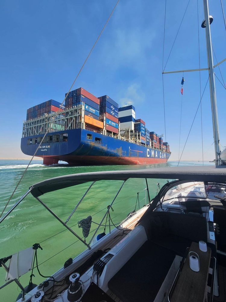 Voyage photo from Mytilene to El Gouna - Leg 5 (Suez Canal Day 2)