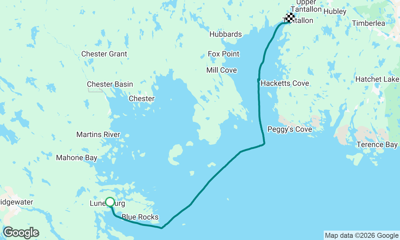 Lunenburg to Shining Waters