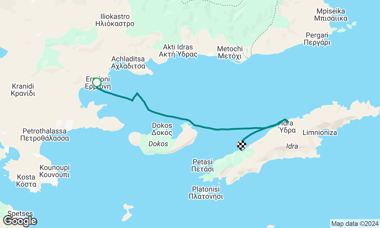 Ermioni to Molos, Hydra