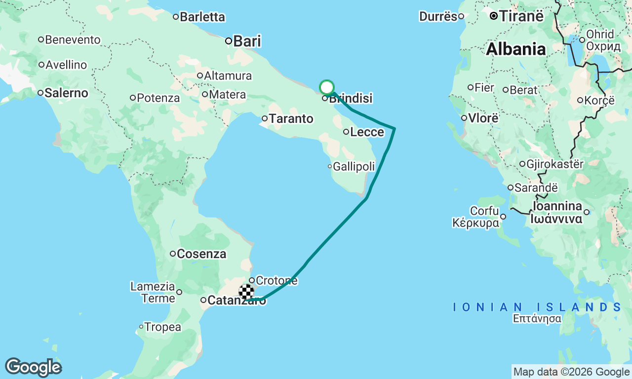 Voyage map
