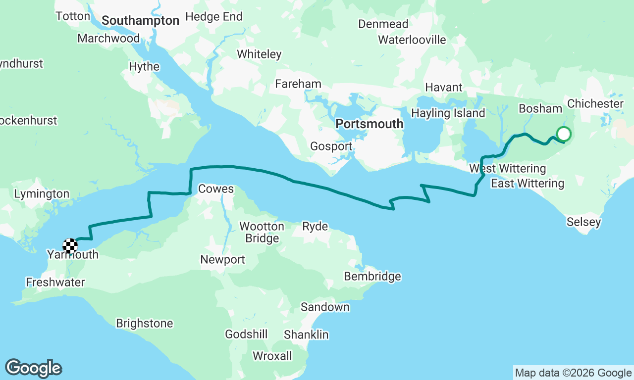 Trip 5 - Chichester to Yarmouth