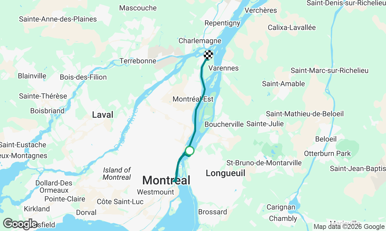Voyage map