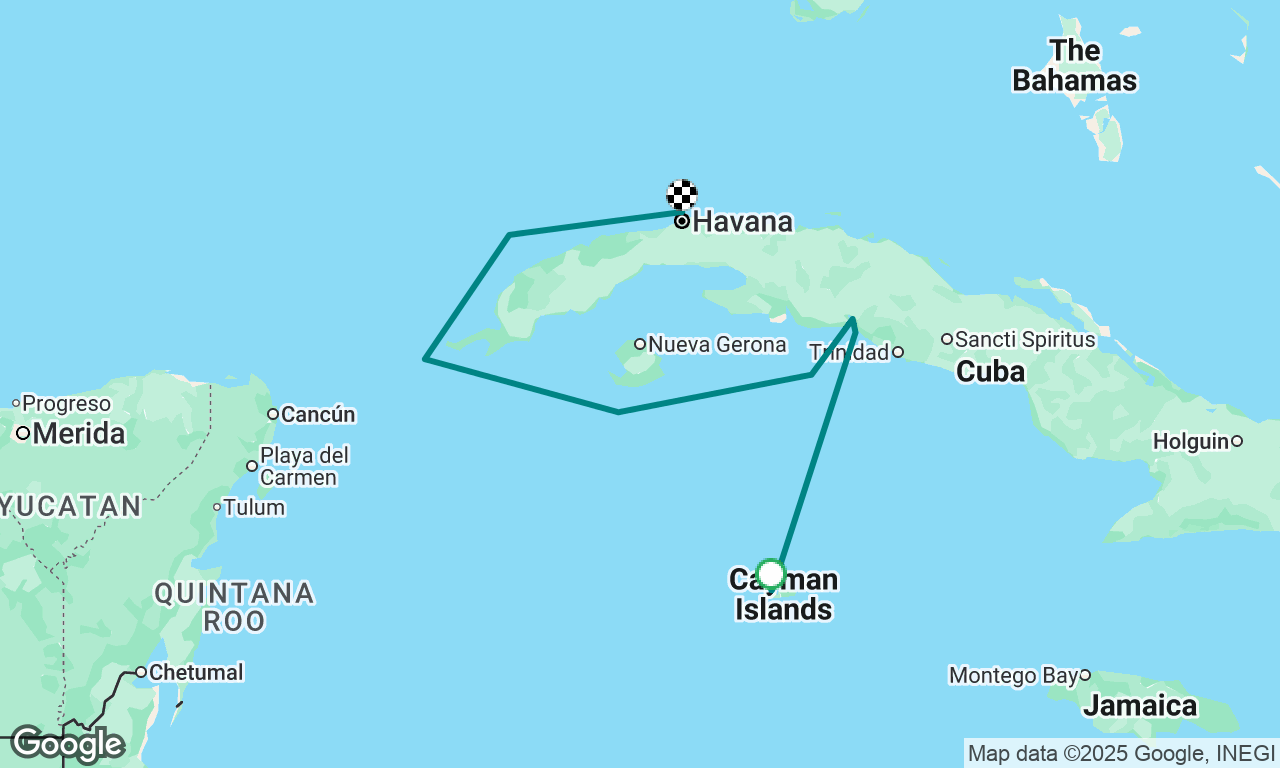 Grand Caymen - Cuba 01/29/2016