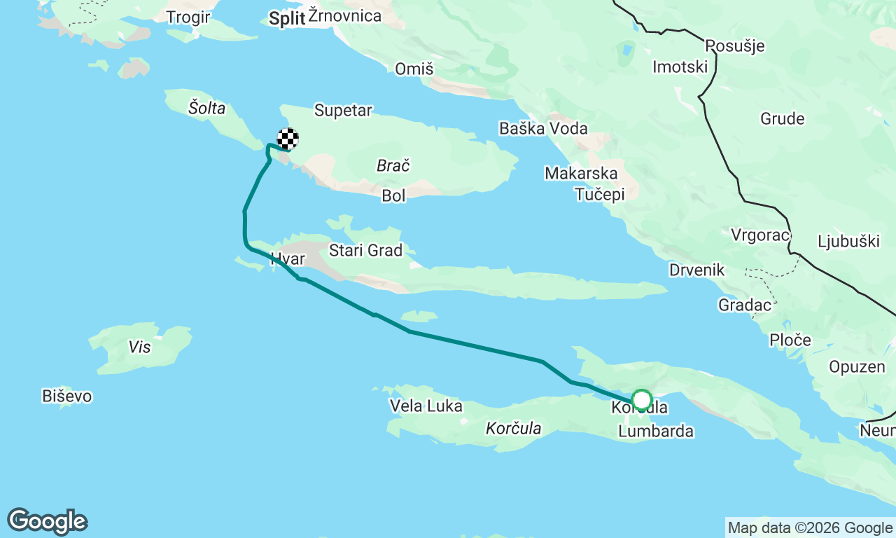 Voyage map