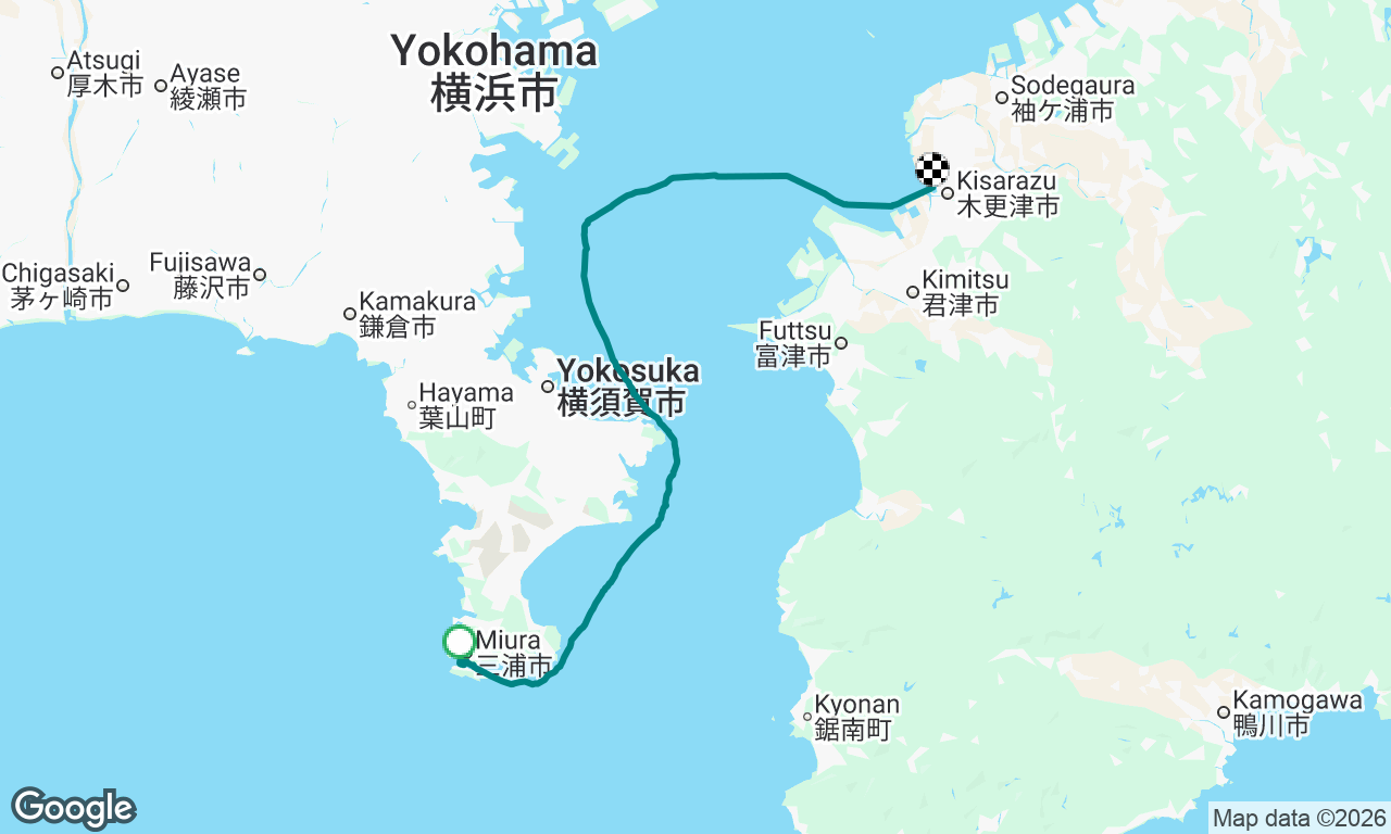 misaki > kisarazu