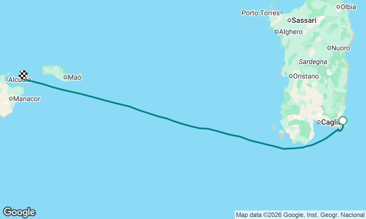 Voyage map