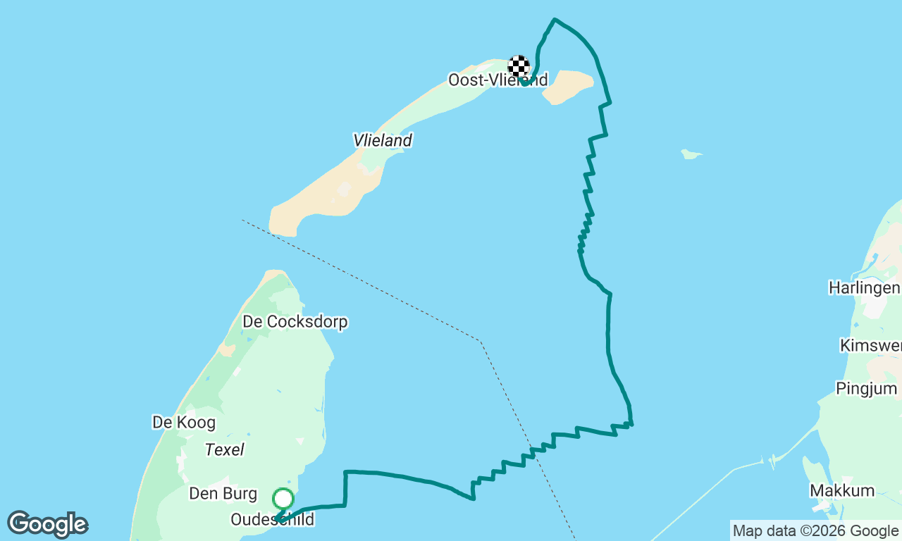 Texel to Vlieland