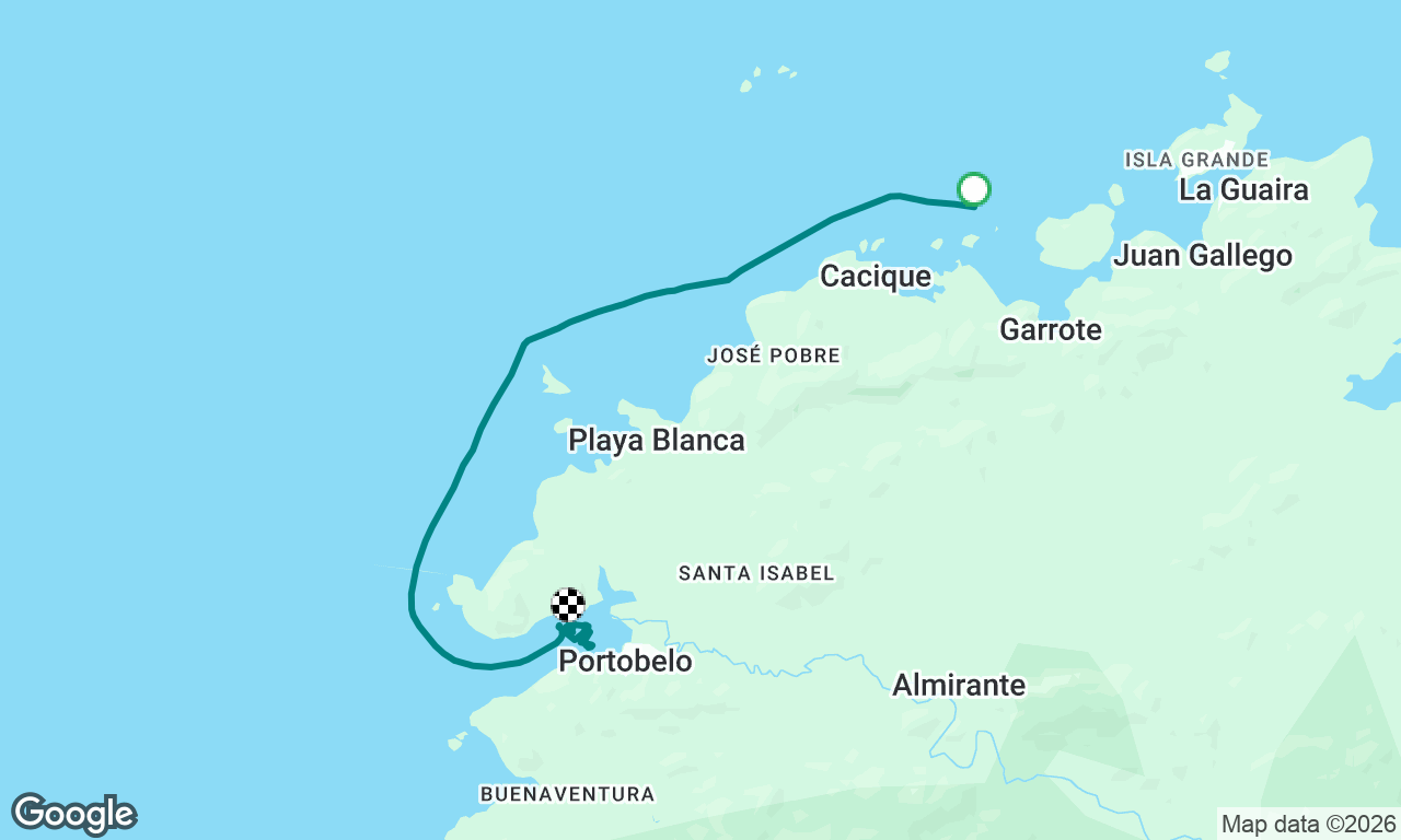 Linton Bay Marina to Portobelo Anchorage PA 