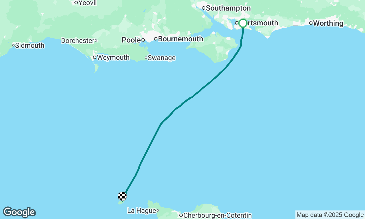 Southsea Marina to Alderney (Braye Harbour)
