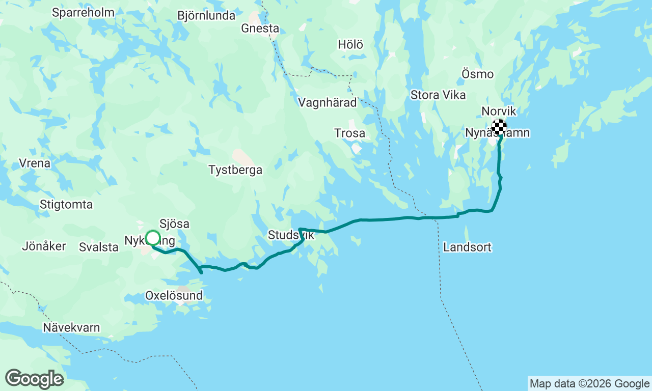 Voyage map