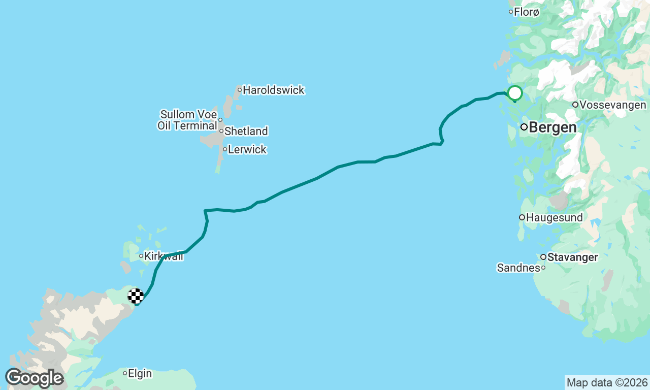 Voyage map