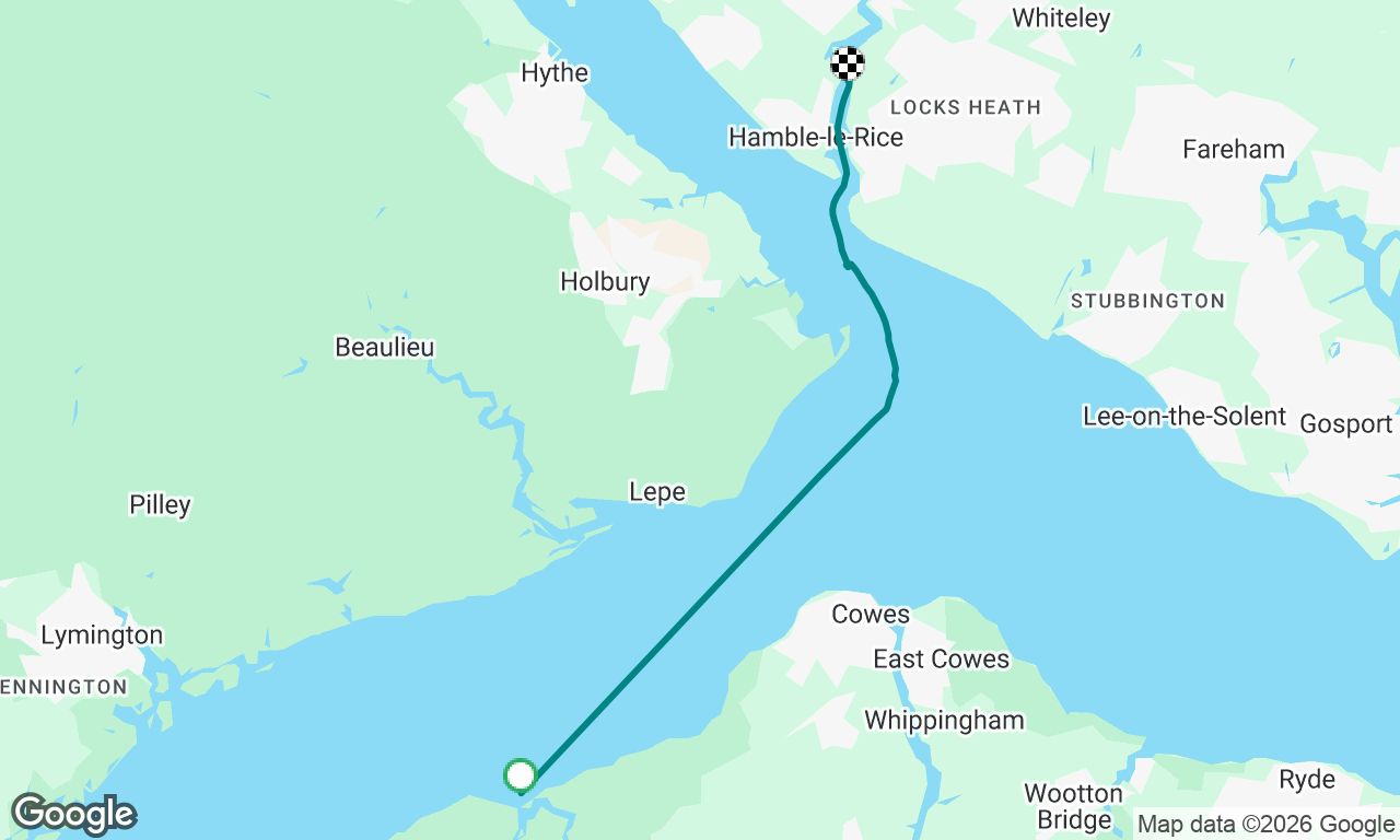 Newtown to Hamble